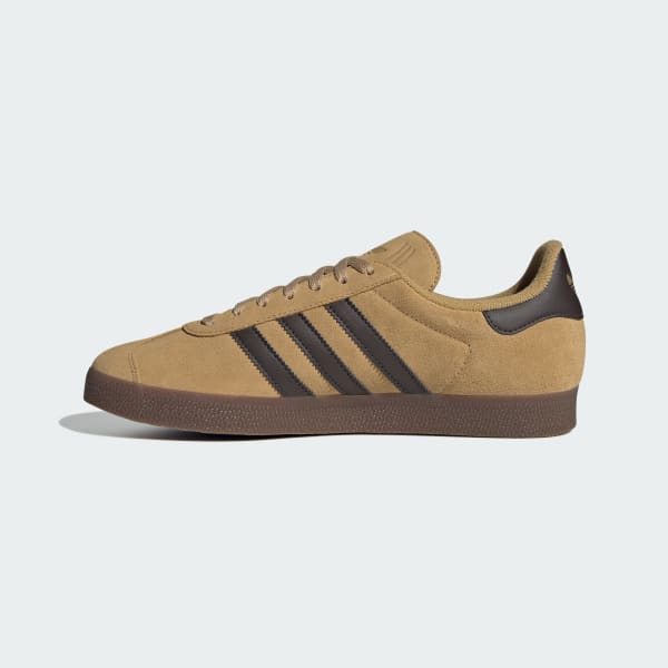 Details for Adidas Gazelle Beige Dorado/Marrón Oscuro/Dorado Metálico JR6287