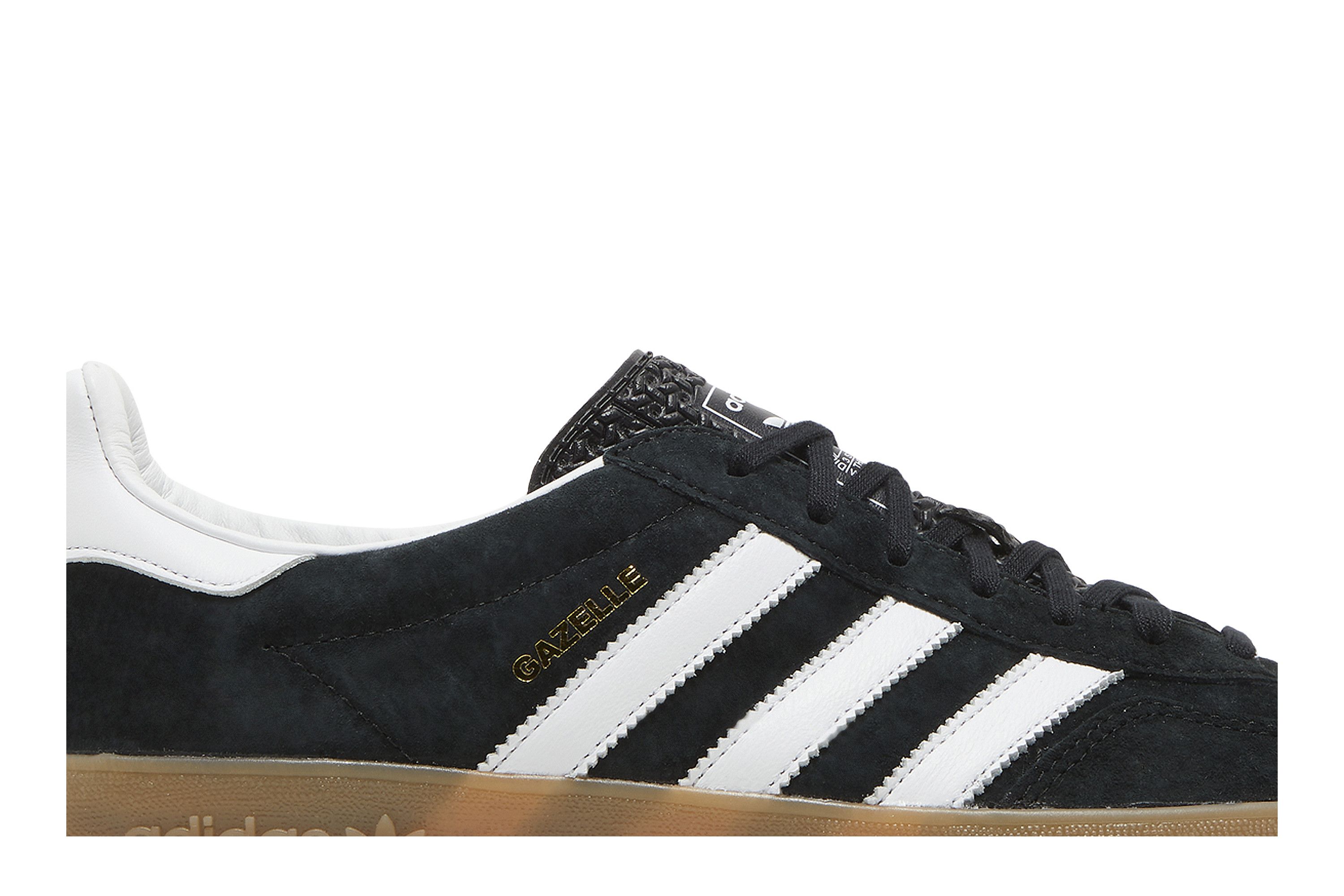 Lookbook adidas Gazelle Indoor 'Hitam Putih Karet Coklat' H06259