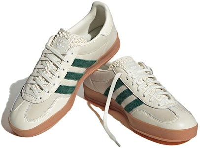 adidas Gazelle Indoor 'Blanco Roto/Verde Oscuro/Blanco' ID2567 Lookbook adidas Gazelle Indoor 'Blanco Roto/Verde Oscuro/Blanco' ID2567