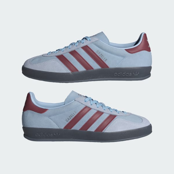 Sizing Adidas Gazelle Indoor 淺藍/貴族酒紅/水晶藍 IH9639