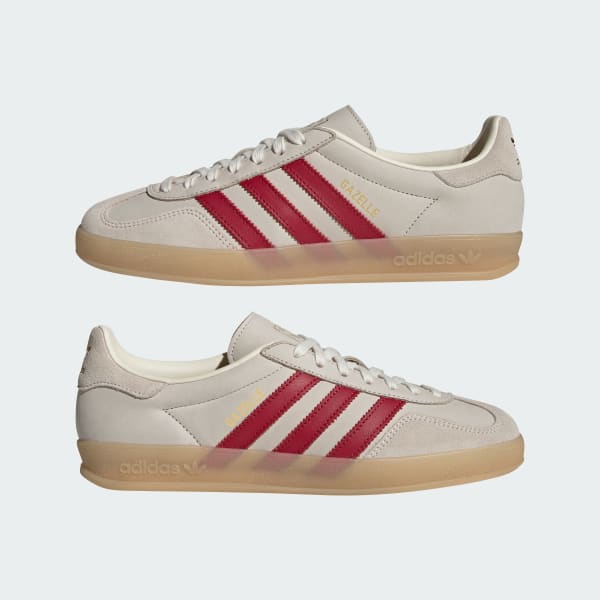 Cheap adidas Gazelle Indoor Exclusive for Beauty & . Cream White/Team Victory Red/Gum IH9676