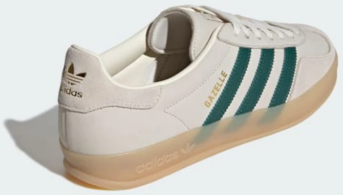 adidas Gazelle Indoor Exclusive for Bshop Cream White/Collegiate Green/Gum IH9675 Details for adidas Gazelle Indoor Exclusive for Bshop Cream White/Collegiate Green/Gum IH9675