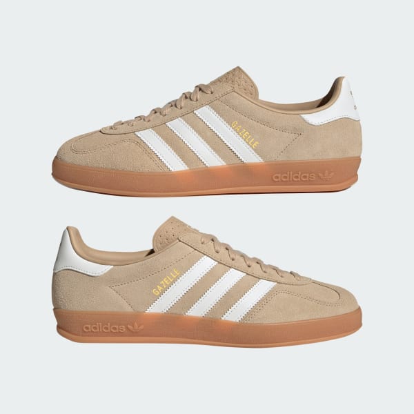 Sizing adidas Gazelle Indoor Magic Beige/Core White/Gum HQ5154