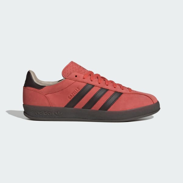 Adidas Gazelle Indoor Pro Shoes for Basketball Crew Red/Supplier Colour/Charcoal JR8839