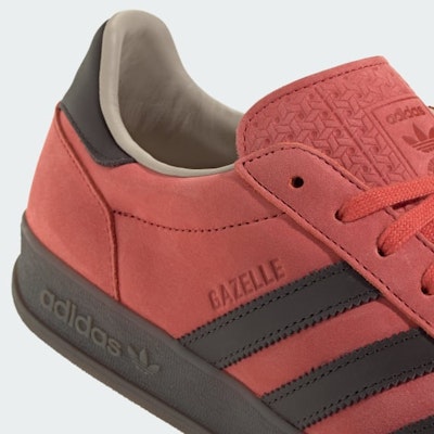 Adidas Gazelle Indoor Pro Shoes for Basketball Crew Red/Supplier Colour/Charcoal JR8839 1