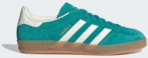Adidas Gazelle Indoor Pure Teal/Off White/Gold Metallic JQ8391 Adidas Gazelle Indoor Pure Teal/Off White/Gold Metallic JQ8391