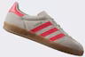 Order Adidas Gazelle Indoor Shoes Beige/Lucid Red/Cloud White JR3840