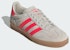 Adidas Gazelle Indoor Shoes Beige/Lucid Red/Cloud White JR3840