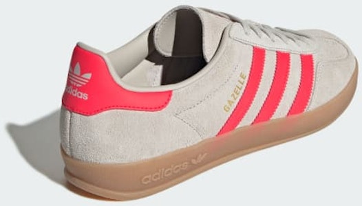阿迪达斯Gazelle室内鞋 米色/清晰红/云白 JR3840 Details for 阿迪达斯Gazelle室内鞋 米色/清晰红/云白 JR3840