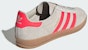 Adidas Gazelle Indoor Shoes Beige/Lucid Red/Cloud White JR3840