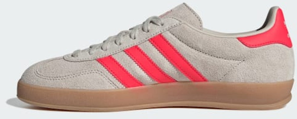 Adidas Gazelle Indoor Shoes Beige/Lucid Red/Cloud White JR3840 Sizing Adidas Gazelle Indoor Shoes Beige/Lucid Red/Cloud White JR3840