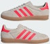 Cheap Adidas Gazelle Indoor Shoes Beige/Lucid Red/Cloud White JR3840