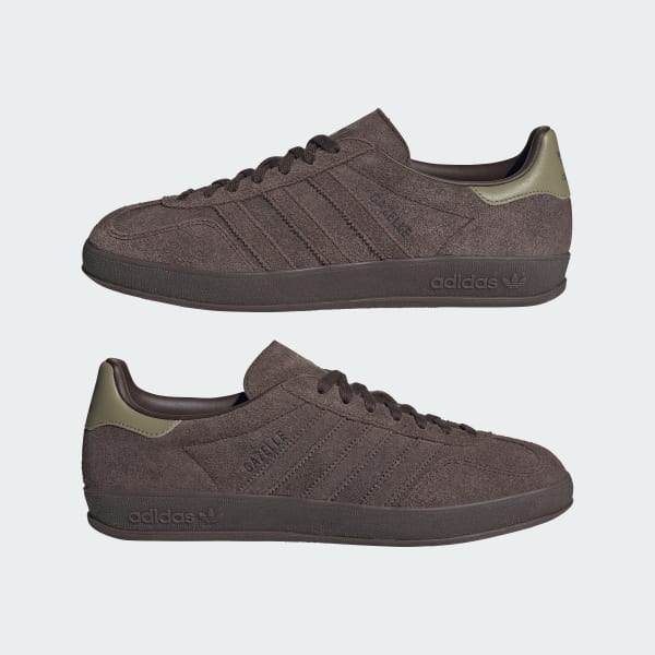 Sizing Adidas Gazelle Indoor Oscuras Marrón/Marrón/Verde Orbit JQ8402
