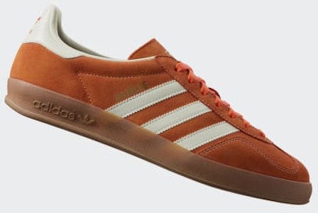 Adidas Gazelle 室內鞋 橙色/米白色/金屬金 JQ8392 Order Adidas Gazelle 室內鞋 橙色/米白色/金屬金 JQ8392