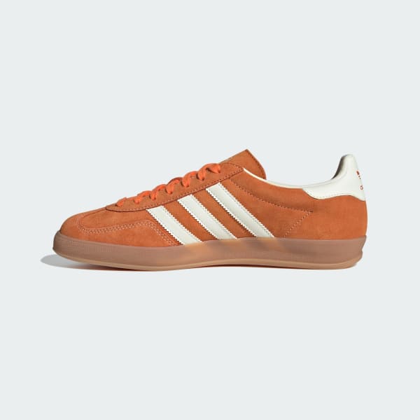 Sizing Adidas Gazelle 室內鞋 橙色/米白色/金屬金 JQ8392