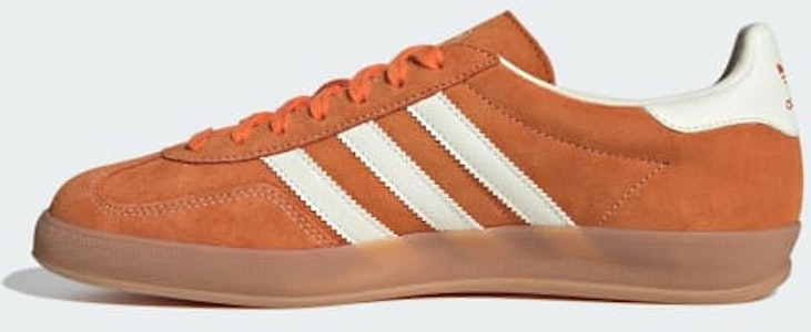 Adidas Gazelle 室內鞋 橙色/米白色/金屬金 JQ8392 Sizing Adidas Gazelle 室內鞋 橙色/米白色/金屬金 JQ8392