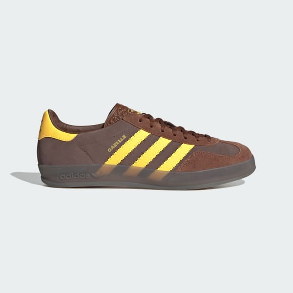 Adidas Gazelle Indoor Sneaker Preloved Brown/Spark/Earth Strata JI2588