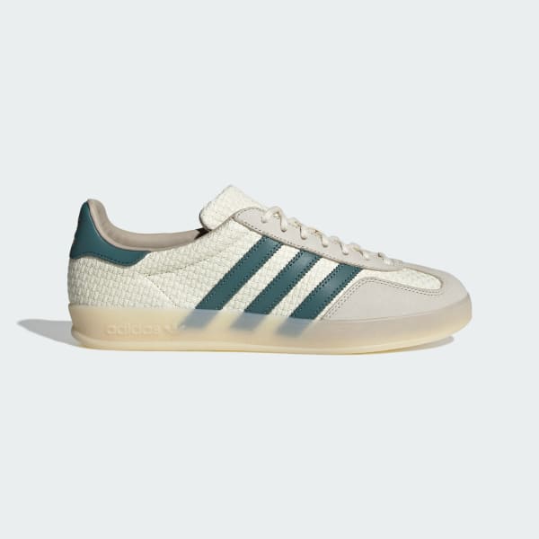 Adidas Gazelle Indoor Sneakers Cream White/Preloved Teal/Wonder White JR3837