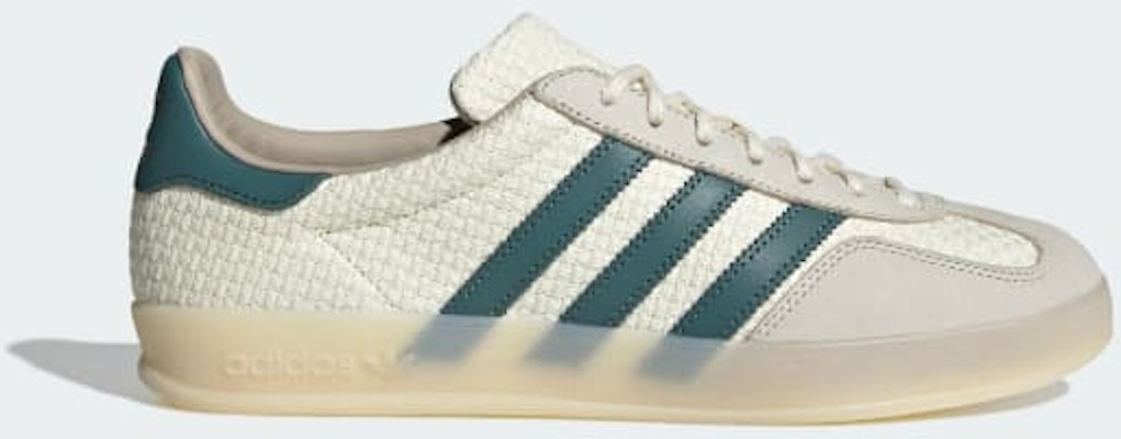 Adidas Gazelle Indoor Sneakers Cream White/Preloved Teal/Wonder White JR3837 Buy Adidas Gazelle Indoor Sneakers Cream White/Preloved Teal/Wonder White JR3837