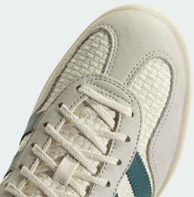 Adidas Gazelle Indoor Sneakers Cream White/Preloved Teal/Wonder White JR3837 3