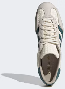 Lookbook Adidas Gazelle 室內運動鞋 乳白/復古青綠/奇蹟白 JR3837