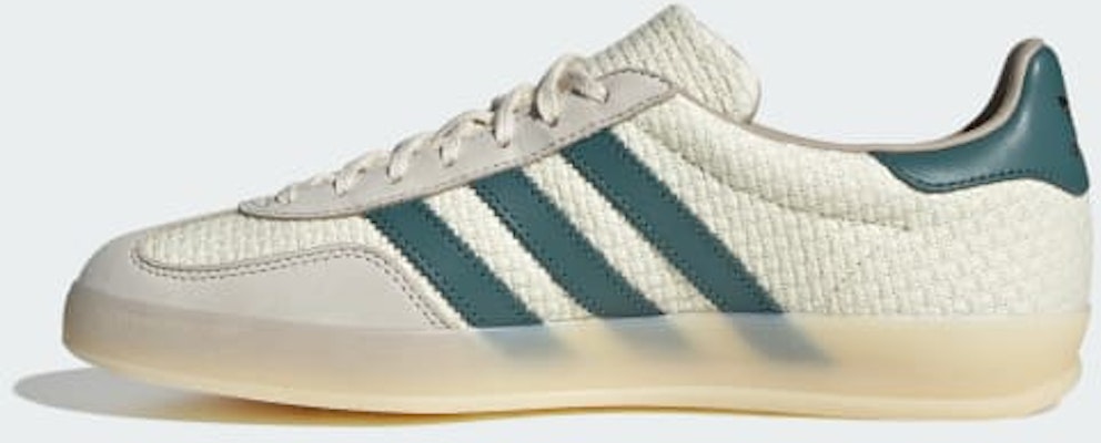 Adidas Gazelle Indoor Sneakers Cream White/Preloved Teal/Wonder White JR3837 Details for Adidas Gazelle Indoor Sneakers Cream White/Preloved Teal/Wonder White JR3837