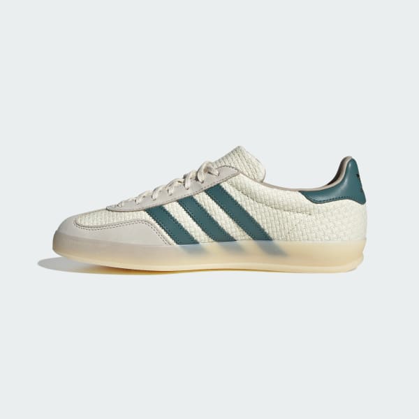 Sizing Adidas Gazelle Indoor Sneakers Cream White/Preloved Teal/Wonder White JR3837