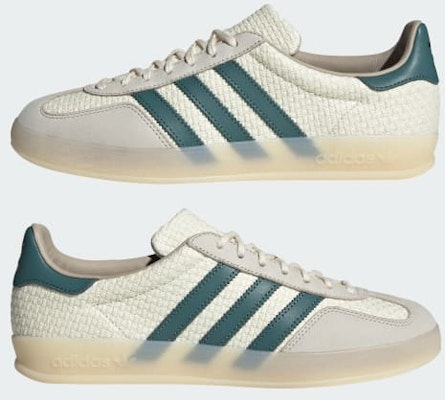 Adidas Gazelle Indoor Sneakers Cream White/Preloved Teal/Wonder White JR3837 Sizing Adidas Gazelle Indoor Sneakers Cream White/Preloved Teal/Wonder White JR3837