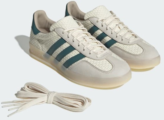 Adidas Gazelle Indoor Sneakers Cream White/Preloved Teal/Wonder White JR3837 Cheap Adidas Gazelle Indoor Sneakers Cream White/Preloved Teal/Wonder White JR3837