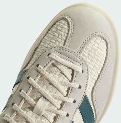 Adidas Gazelle Indoor Sneakers Cream White/Preloved Teal/Wonder White JR3837 2