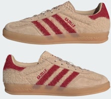 (W) Adidas Gazelle Indoor Magic Beige/Team Victory Red/Gum Kasut Sneakers. JP8341 Sizing (W) Adidas Gazelle Indoor Magic Beige/Team Victory Red/Gum Kasut Sneakers. JP8341