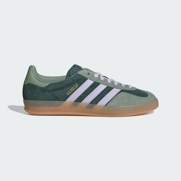 Adidas Gazelle Indoor Sneakers Mineral Green/Silver Dawn/Silver Green JI0323
