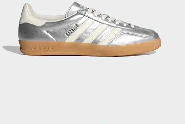 Adidas Gazelle Indoor Sneakers Silver Metallic/Core White/Core Black JR1206 Buy Adidas Gazelle Indoor Sneakers Silver Metallic/Core White/Core Black JR1206
