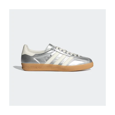 Adidas Gazelle Indoor Sneakers Silver Metallic/Core White/Core Black