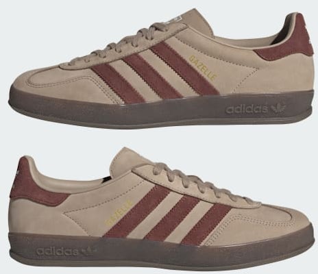 阿迪达斯Gazelle室内运动鞋 卡其狐狸棕/云白色 JQ8387 Sizing 阿迪达斯Gazelle室内运动鞋 卡其狐狸棕/云白色 JQ8387