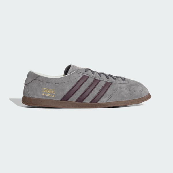 (Women) adidas Gazelle Lo Pro Emmi Collaboration Shoes Grey Five/Night Red/Gum KI0016