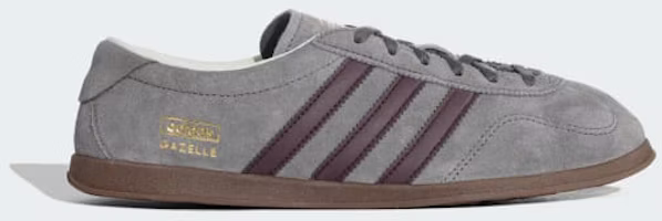 (Women) adidas Gazelle Lo Pro Emmi Collaboration Shoes Grey Five/Night Red/Gum KI0016 (Women) adidas Gazelle Lo Pro Emmi Collaboration Shoes Grey Five/Night Red/Gum KI0016