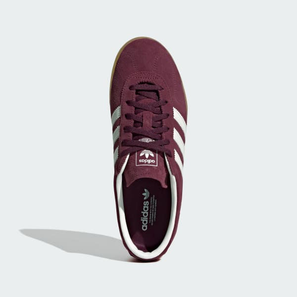 Lookbook Adidas Gazelle Kasut Low Profile Maroon/Core White/Gum IH6940