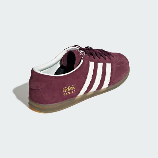 Details for Adidas Gazelle Kasut Low Profile Maroon/Core White/Gum IH6940