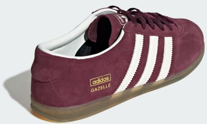 Adidas Gazelle Kasut Low Profile Maroon/Core White/Gum IH6940 Details for Adidas Gazelle Kasut Low Profile Maroon/Core White/Gum IH6940