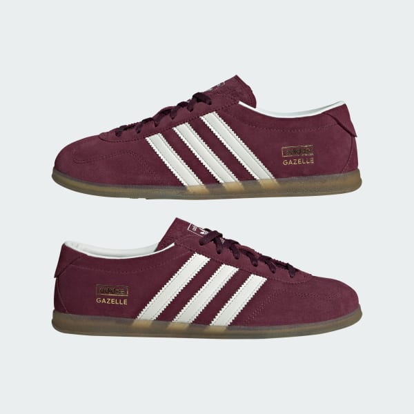 Cheap Adidas Gazelle Kasut Low Profile Maroon/Core White/Gum IH6940