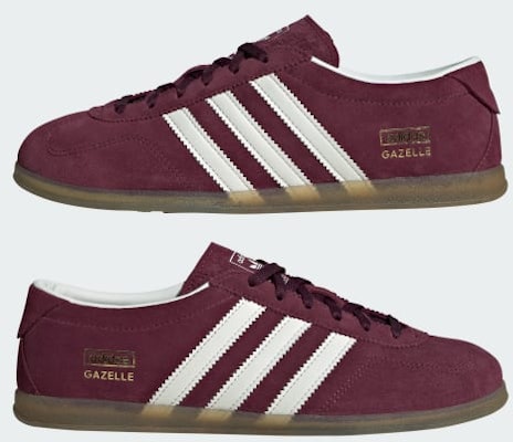 Adidas Gazelle Kasut Low Profile Maroon/Core White/Gum IH6940 Cheap Adidas Gazelle Kasut Low Profile Maroon/Core White/Gum IH6940
