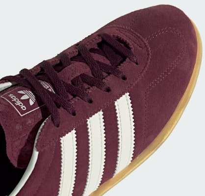 Adidas Gazelle Kasut Low Profile Maroon/Core White/Gum IH6940 1