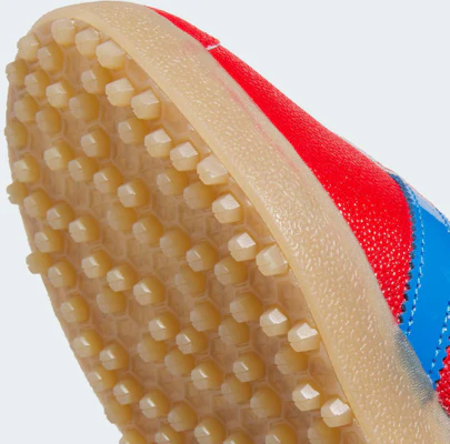 Adidas Gazelle Lux Spikeless Golf Shoes Better Scarlet/Blue Bird/Gum JQ7720 2