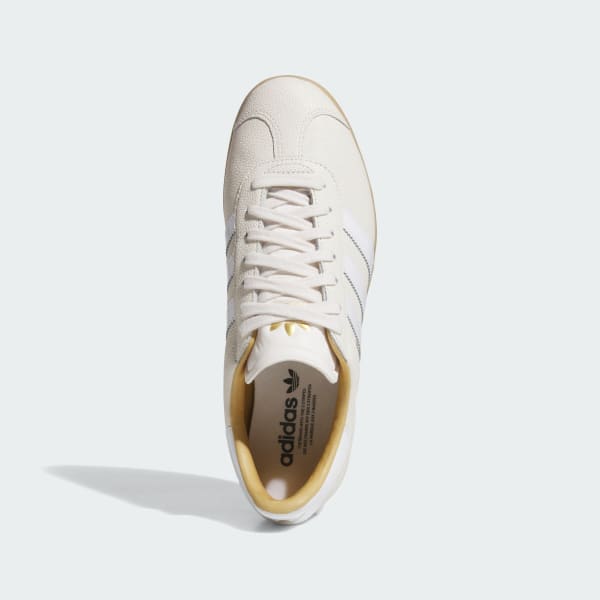 Lookbook Adidas Gazelle Luxe Spikeless Golf Shoes Chalk White/Cloud White/Gum JI4156