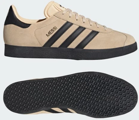 adidas Gazelle Messi 運動鞋 水晶沙/核心黑/金屬金 IH8156 Buy adidas Gazelle Messi 運動鞋 水晶沙/核心黑/金屬金 IH8156