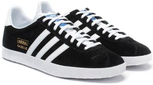 adidas Gazelle OG 'Hitam Putih Metalik Emas' G13265 Shop adidas Gazelle OG 'Hitam Putih Metalik Emas' G13265