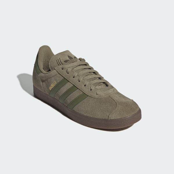 Shop Adidas Gazelle Orbit Green/Focus Olive/Gold Metallic JR6288
