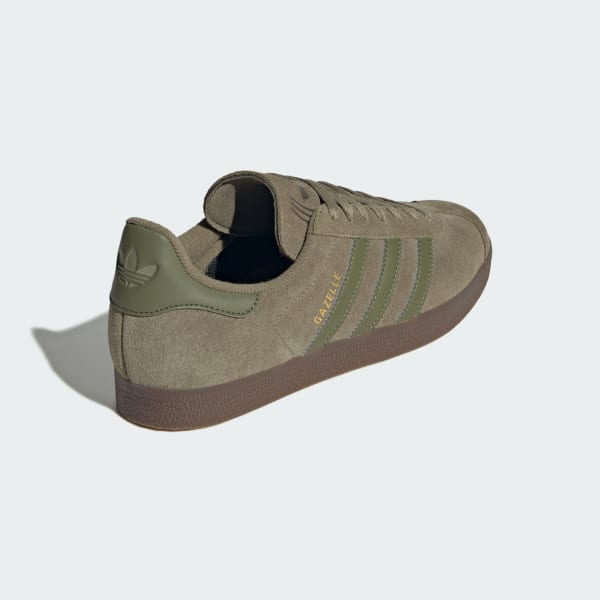 Details for Adidas Gazelle 獵戶綠/橄欖綠/金屬金 JR6288