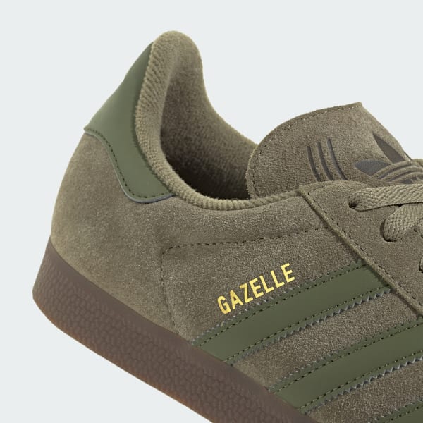 Cheap Adidas Gazelle Orbit Green/Focus Olive/Gold Metallic JR6288
